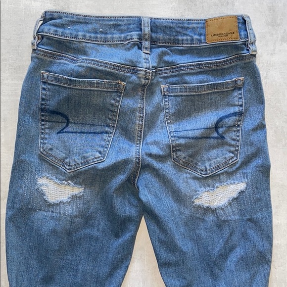 AE high rise distressed skinny Jegging - Picture 5 of 7